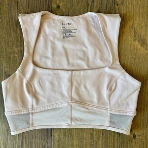 Le Ore Andria Bra Top in Quartz (pale pink) in S